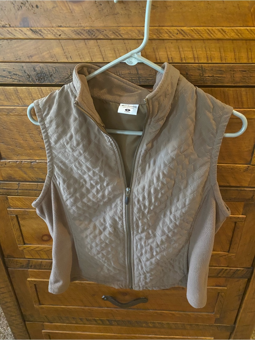 Columbia quilted light fleece vest